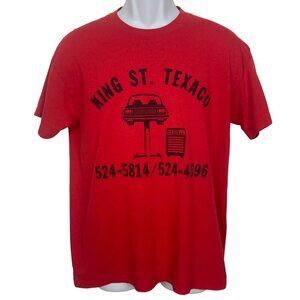 Vintage 80s Texaco Soccer Team T Shirt Large WearGuard Tough Ts Honolulu Hawaii
